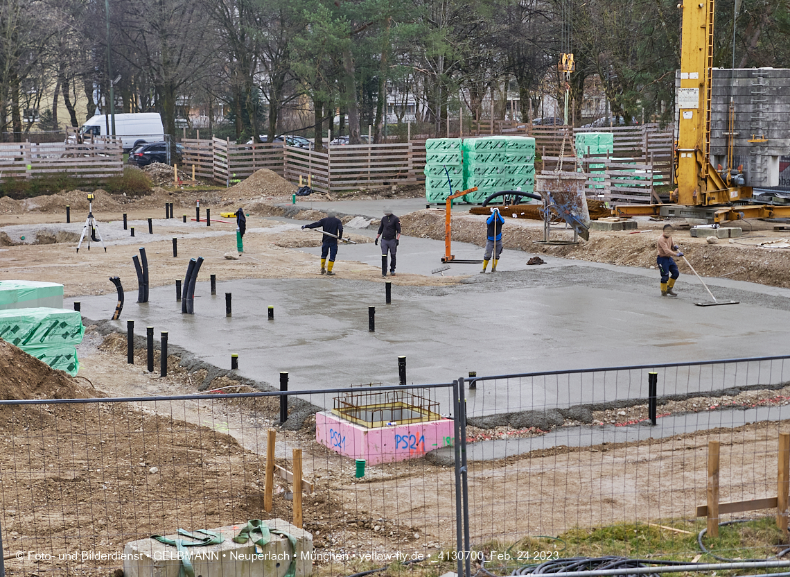 24.02.2023 -  Baustelle Haus für Kinder in Neupelach Quiddestraße 3